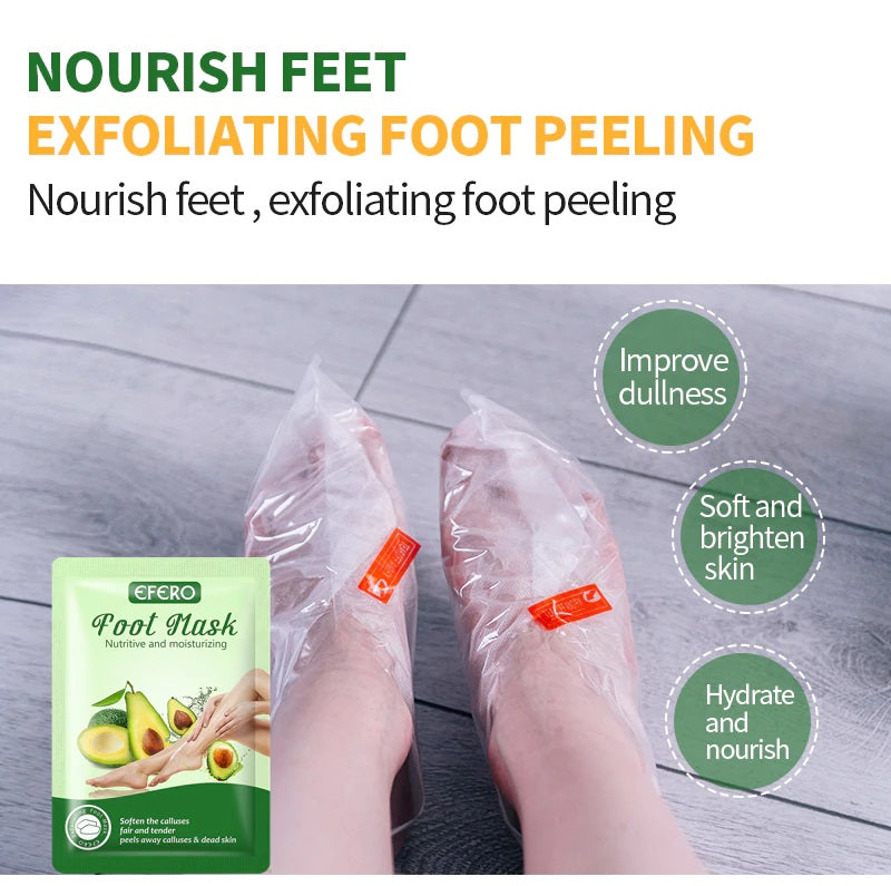 EFERO 8pack Exfoliating Foot Masks