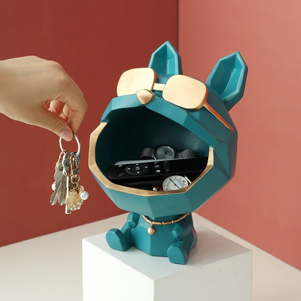 Cool Dog Figurine key holder