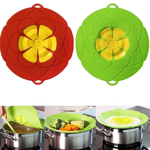 Silicone Lid Spill Stopper for Pot/pan